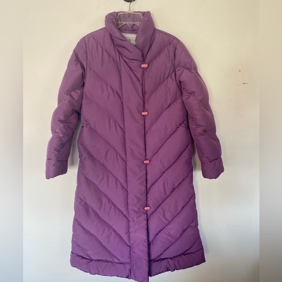 Saks Fifth Avenue Purple Vintage Down Jacket - Picture 3 of 15